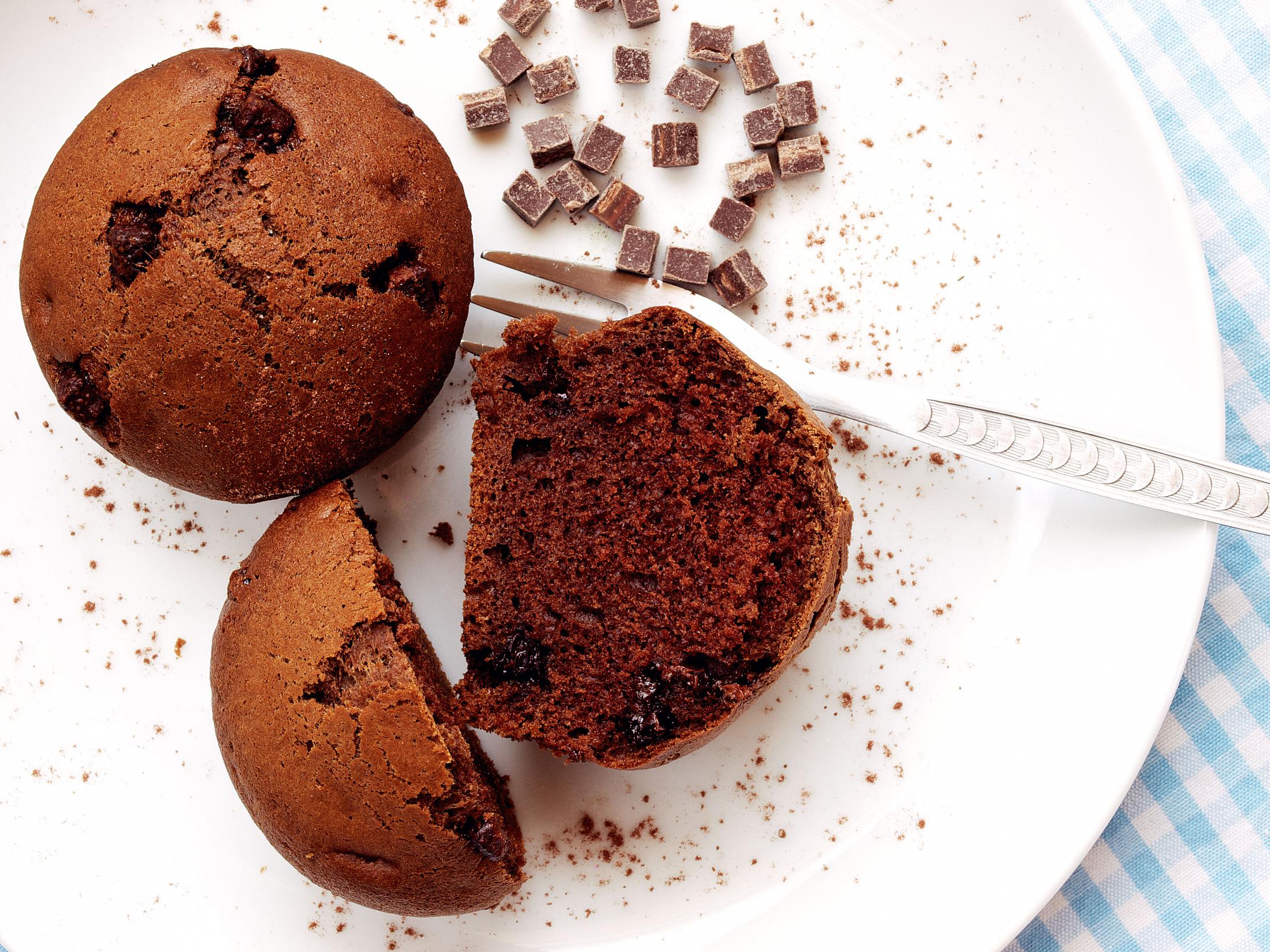 Vegane Schokoladen Muffins mit Rum | eat vegan rocks!