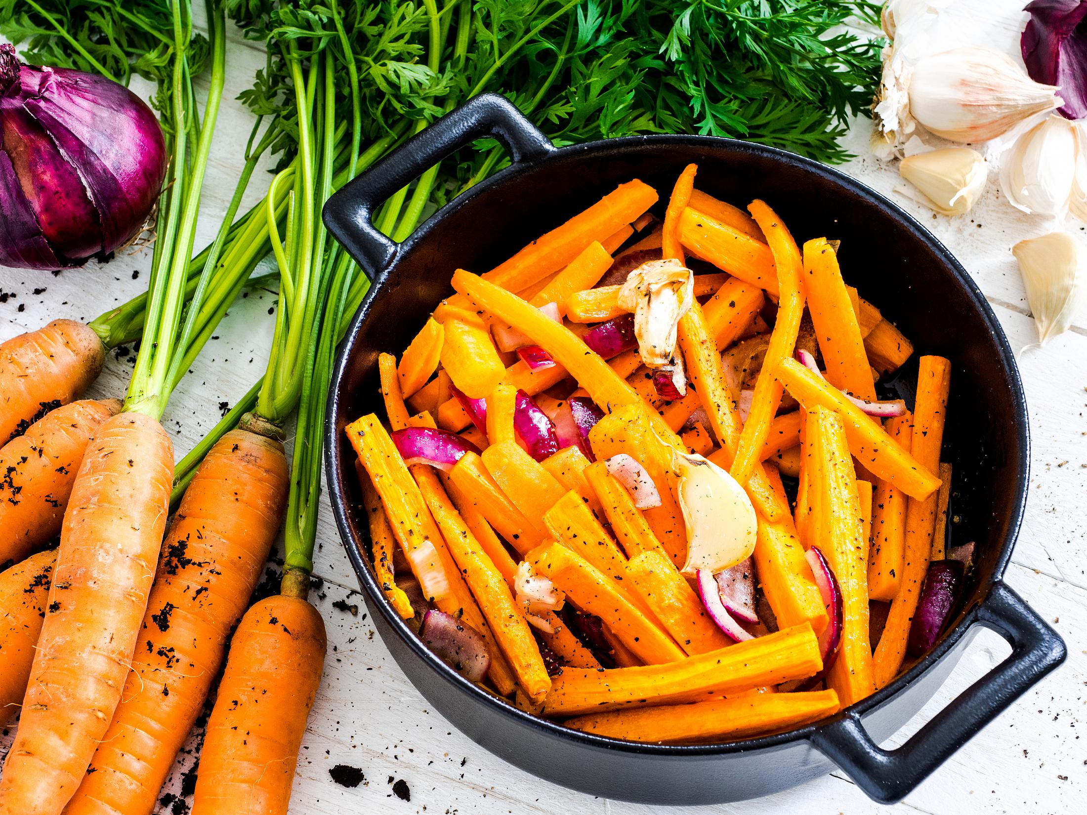 Gebackene Karotten | eat vegan rocks!